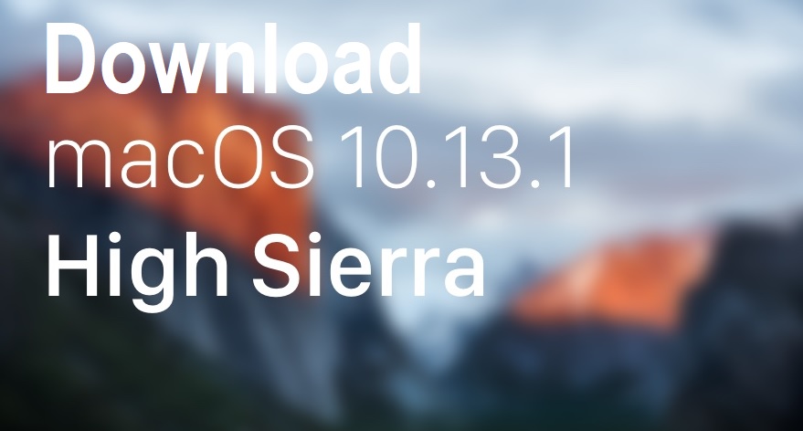 Macos high sierra 10.13.6 download